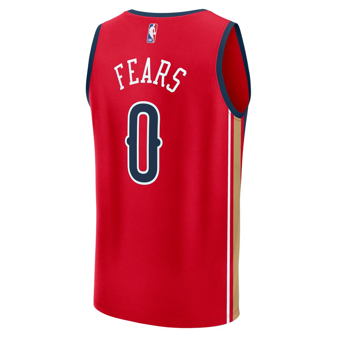 Jeremiah Fears New Orleans Pelicans Fanatics Fast Break Player Replica Jersey - Statement Edition - Red