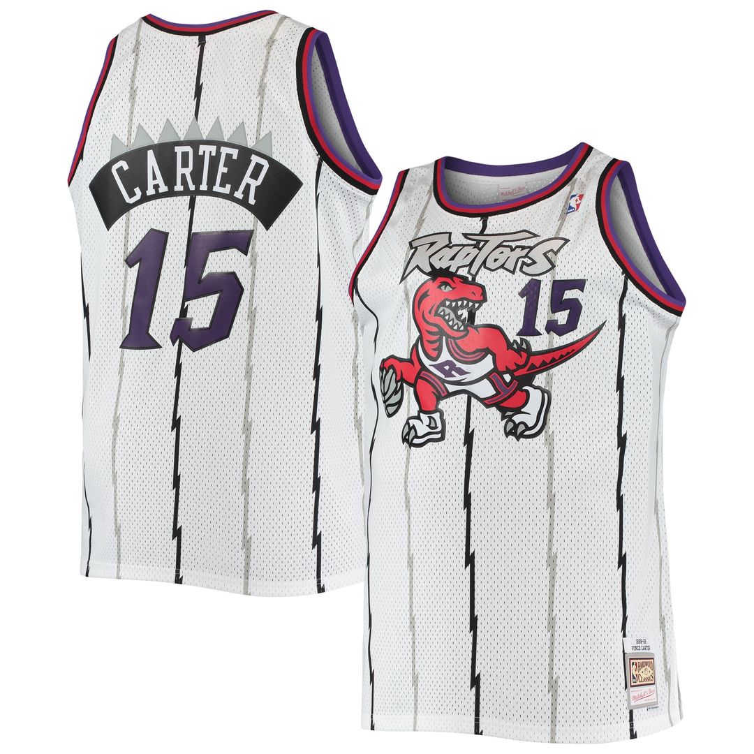 Vince Carter Toronto Raptors Mitchell & Ness 1998/99 Big & Tall Hardwood Classics Swingman Jersey - Purple