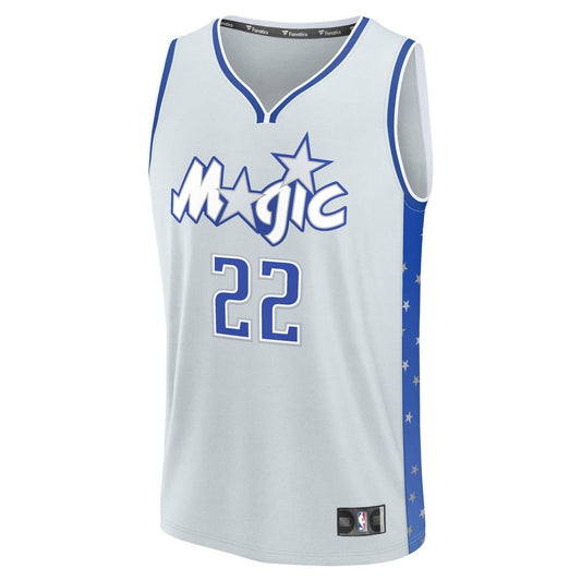 Franz Wagner Orlando Magic Fanatics 2025/26 City Edition Fast Break Jersey - Silver