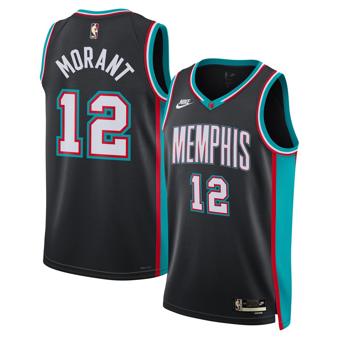 Ja Morant Memphis Grizzlies Nike Unisex Swingman Jersey - Classic Edition - Black