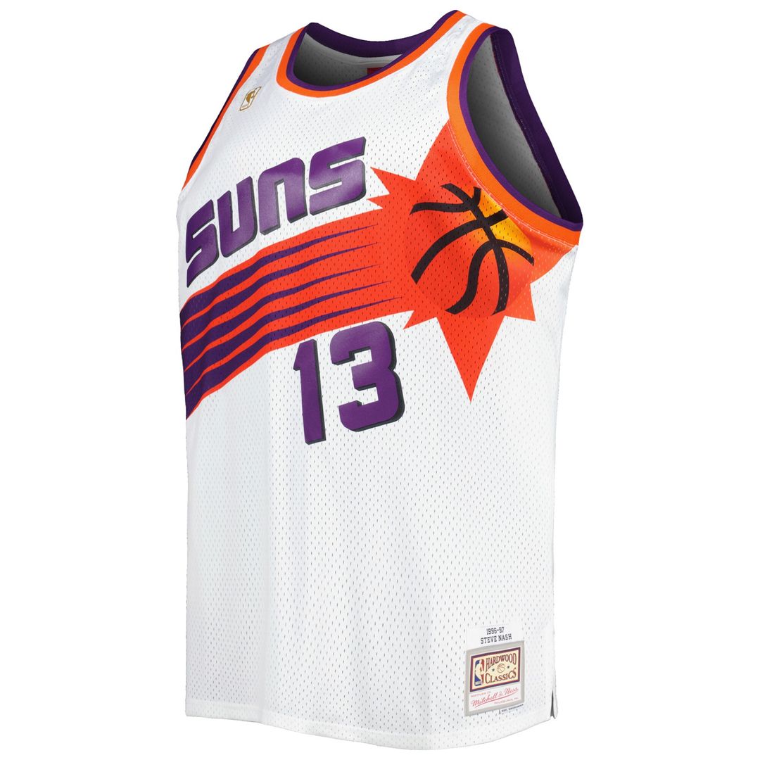 Steve Nash Phoenix Suns Mitchell & Ness 1996/97 Big & Tall Hardwood Classics Swingman Jersey - Black