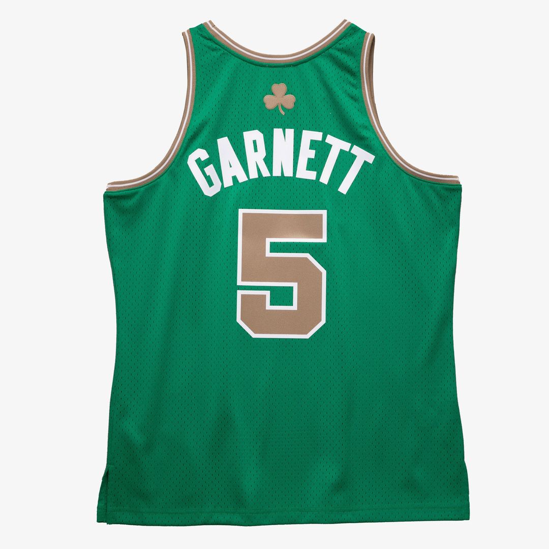 Kevin Garnett Boston Celtics Mitchell & Ness 2007 - 08 Hardwood Classics Swingman Jersey - Kelly Green
