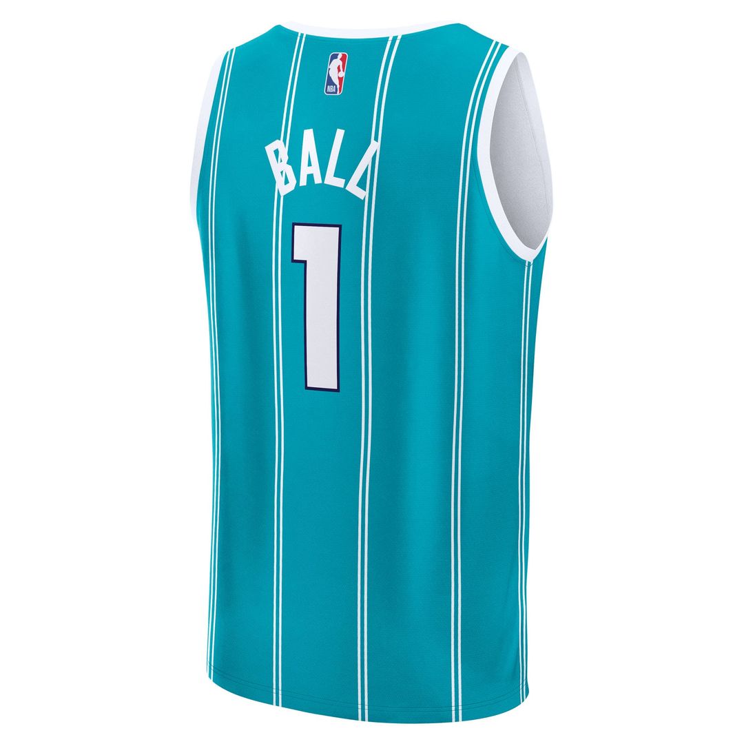 LaMelo Ball Charlotte Hornets Fanatics Fast Break Player Replica Jersey - Icon Edition - Teal