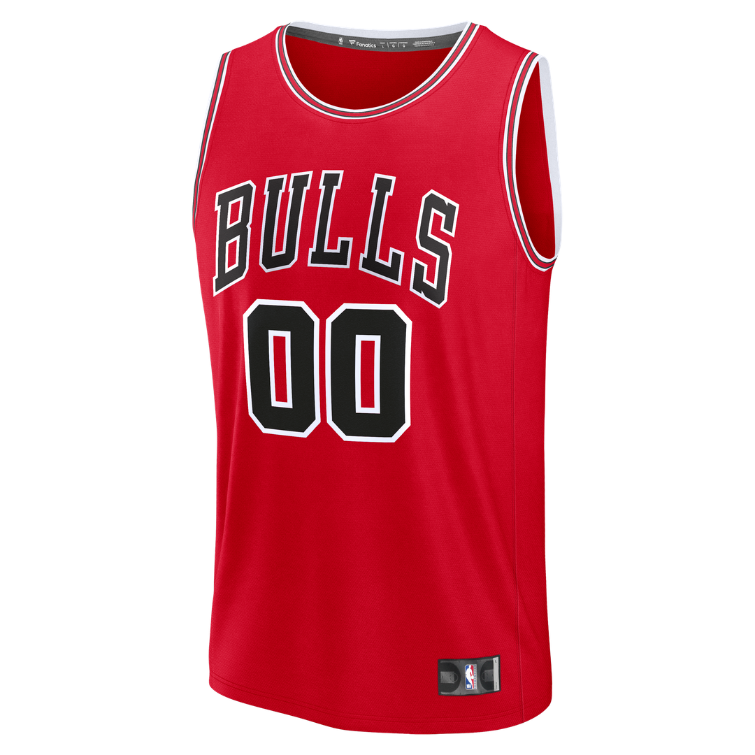 Chicago Bulls Fanatics Fast Break Custom Jersey - Icon Edition - Red