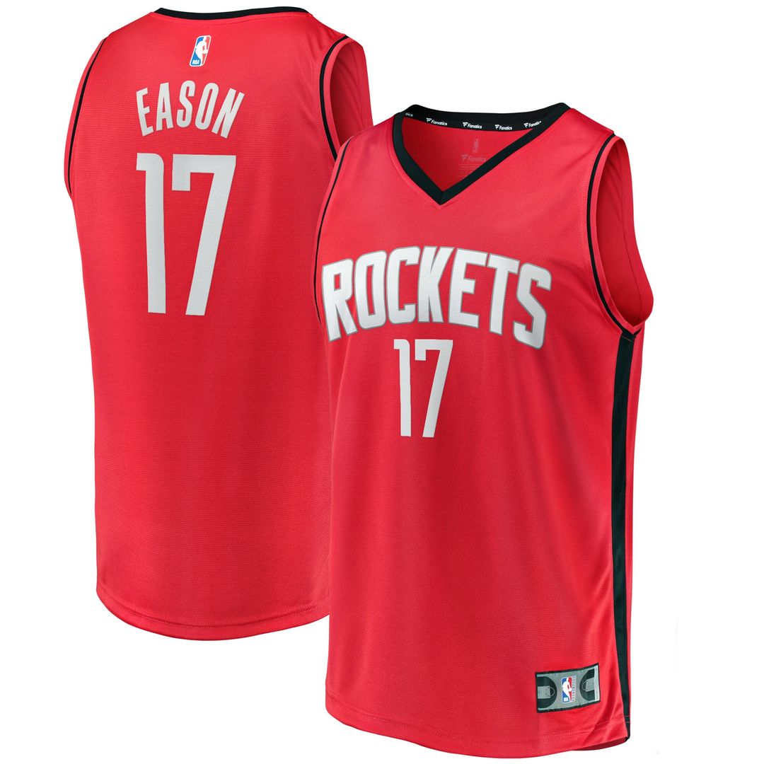 Tari Eason Houston Rockets Fanatics Fast Break Player Replica Jersey - Icon Edition - Red