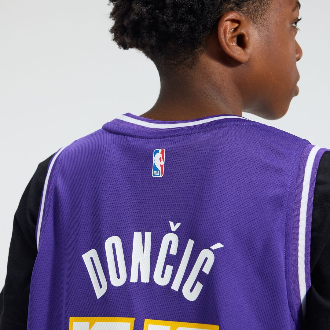 Luka Dončić Los Angeles Lakers Fanatics Youth Fast Break Jersey - Statement Edition - Purple