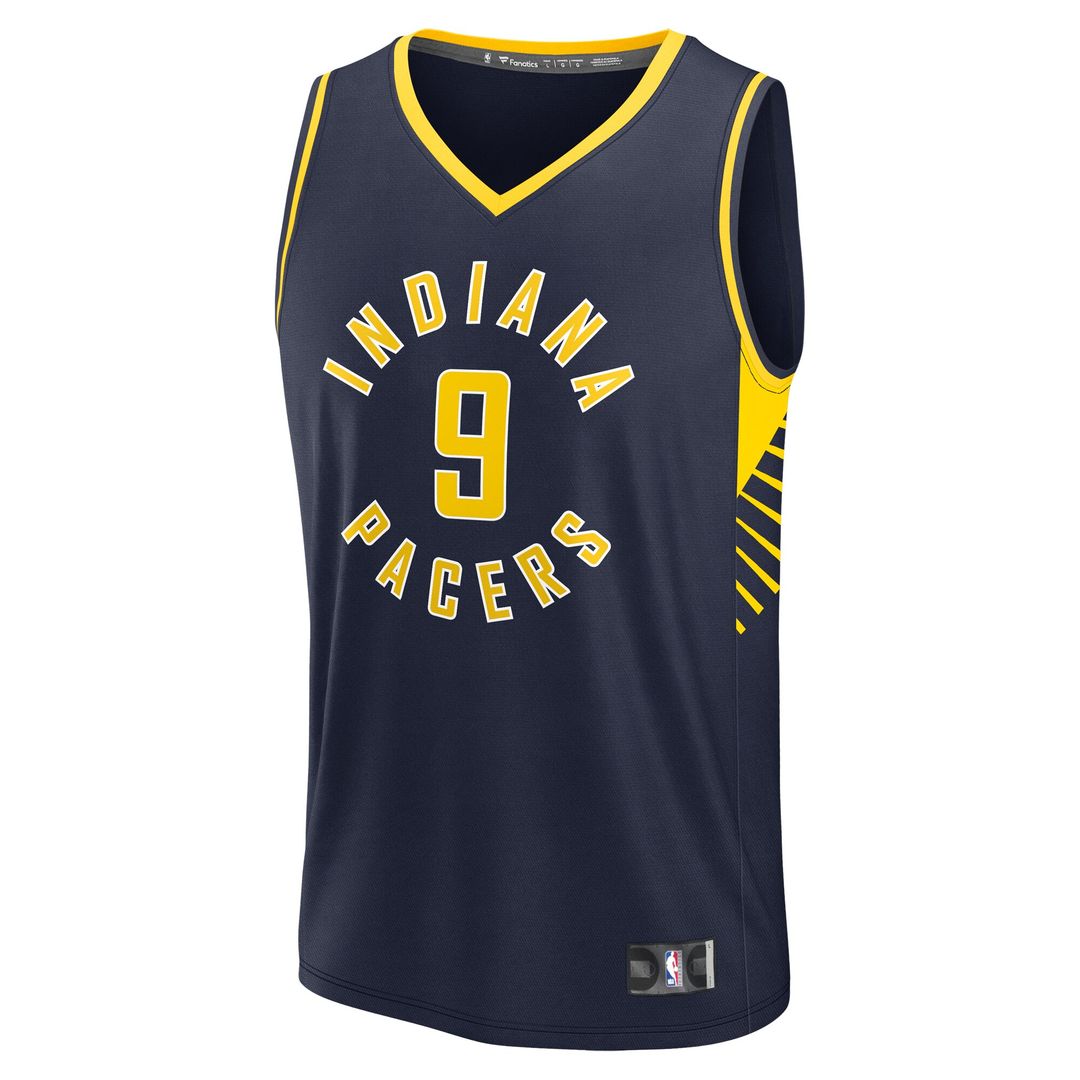 T.J. McConnell Indiana Pacers Fanatics Fast Break Player Replica Jersey - Icon Edition - Navy