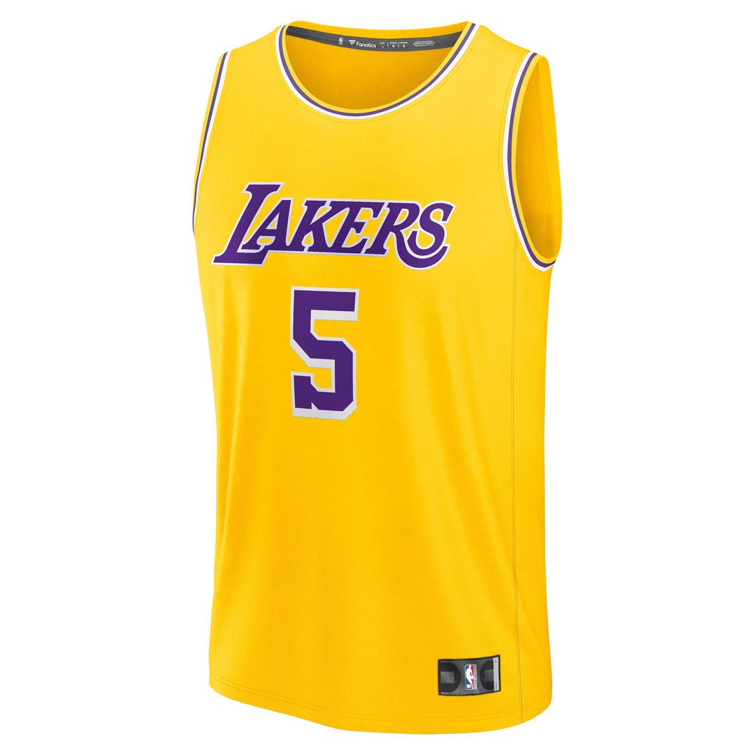 Deandre Ayton Los Angeles Lakers Fanatics Fast Break Player Replica Jersey - Icon Edition - Gold