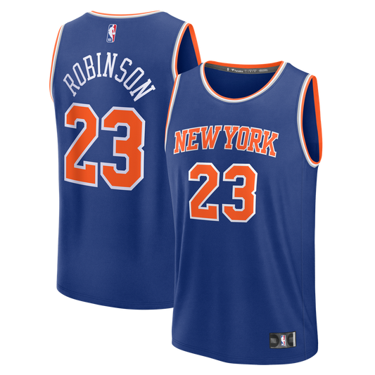 Mitchell Robinson New York Knicks Fanatics Youth Fast Break Replica Jersey - Blue - Icon Edition
