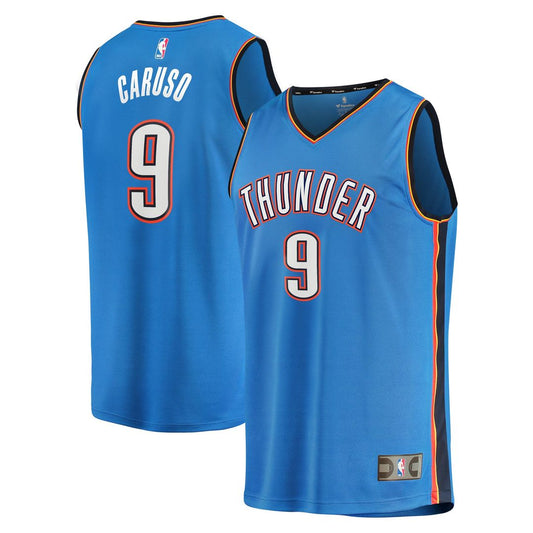 Alex Caruso Oklahoma City Thunder Fanatics Fast Break Player Replica Jersey - Icon Edition - Blue