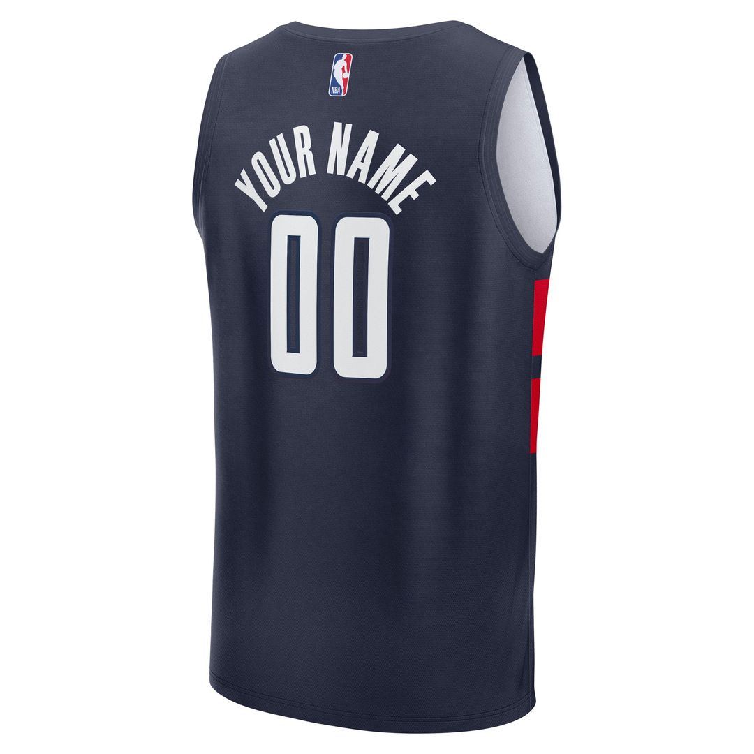 Washington Wizards Fanatics Fastbreak Custom Jersey - Red - Icon Edition