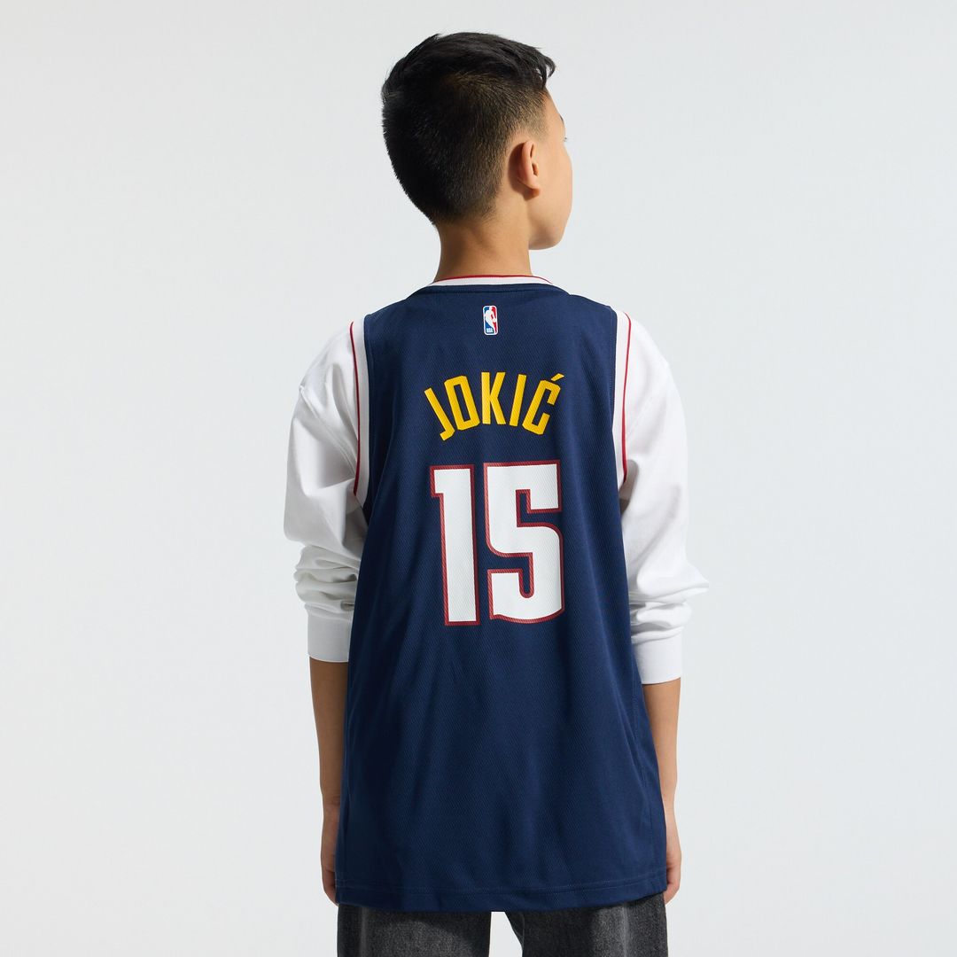 Nikola Jokic Denver Nuggets Fanatics Youth Fast Break Player Replica Jersey - Icon Edition - Navy