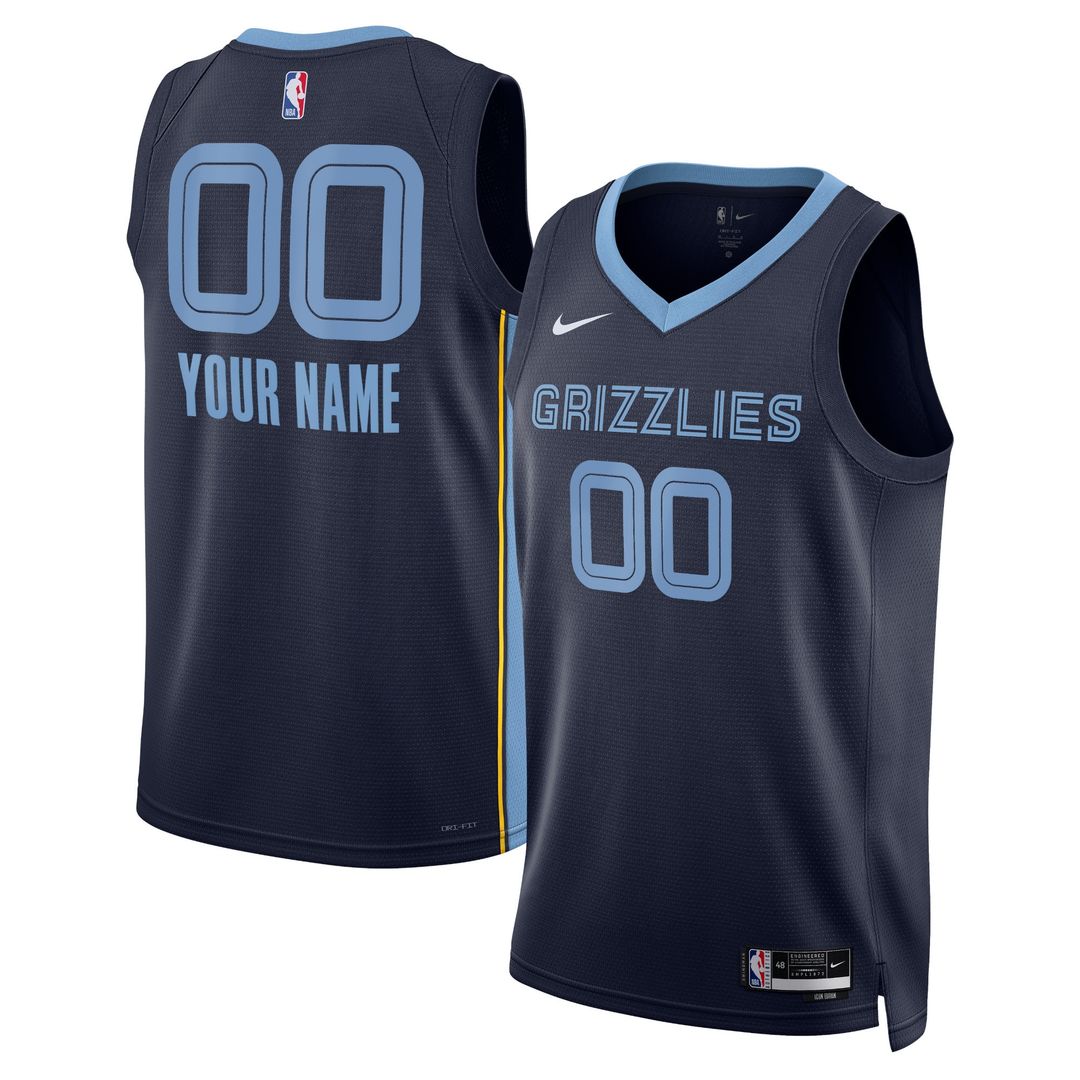 Memphis Grizzlies Nike Unisex Swingman Custom Jersey White - Association Edition