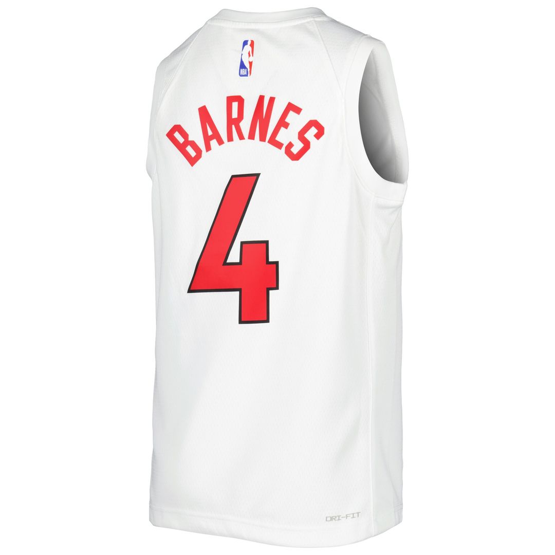 Scottie Barnes Toronto Raptors Nike Youth Swingman Jersey - Association Edition - White