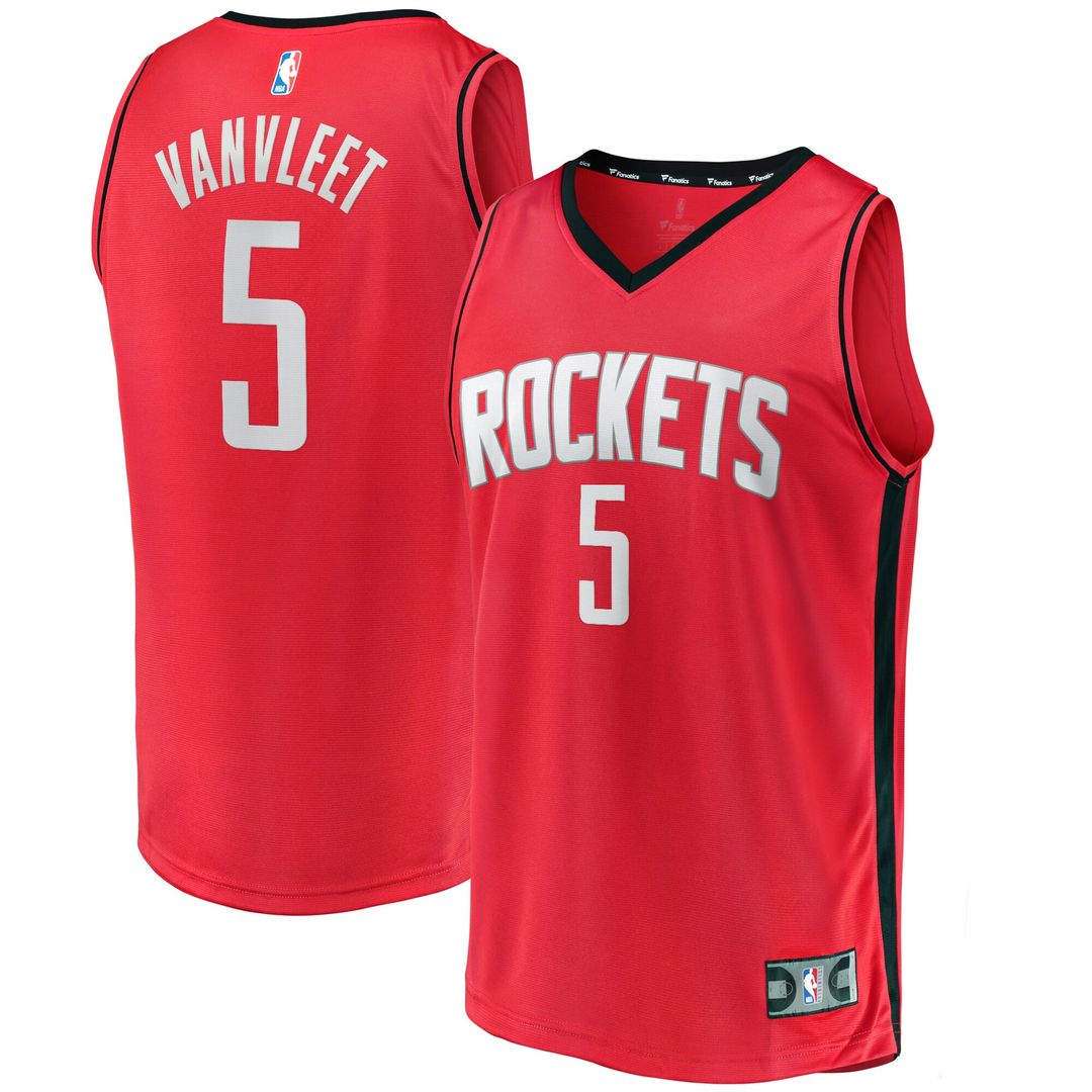 Fred VanVleet Houston Rockets Fanatics Youth Fast Break Player Replica Jersey - Icon Edition - Red