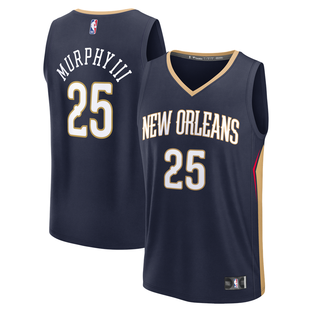 Trey Murphy III New Orleans Pelicans Fanatics Fast Break Replica Jersey - Navy - Icon Edition