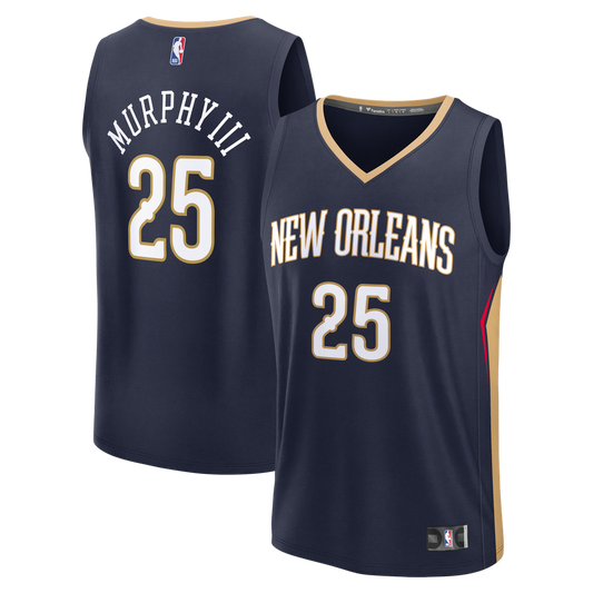 Trey Murphy III New Orleans Pelicans Fanatics Fast Break Replica Jersey - Navy - Icon Edition