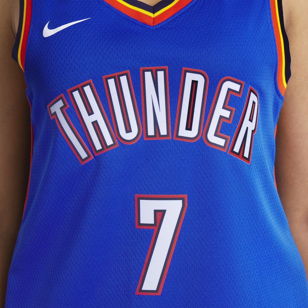 Chet Holmgren Oklahoma City Thunder Nike Unisex 2022 NBA Draft First Round Pick Player Swingman Jersey - Icon Edition - Blue