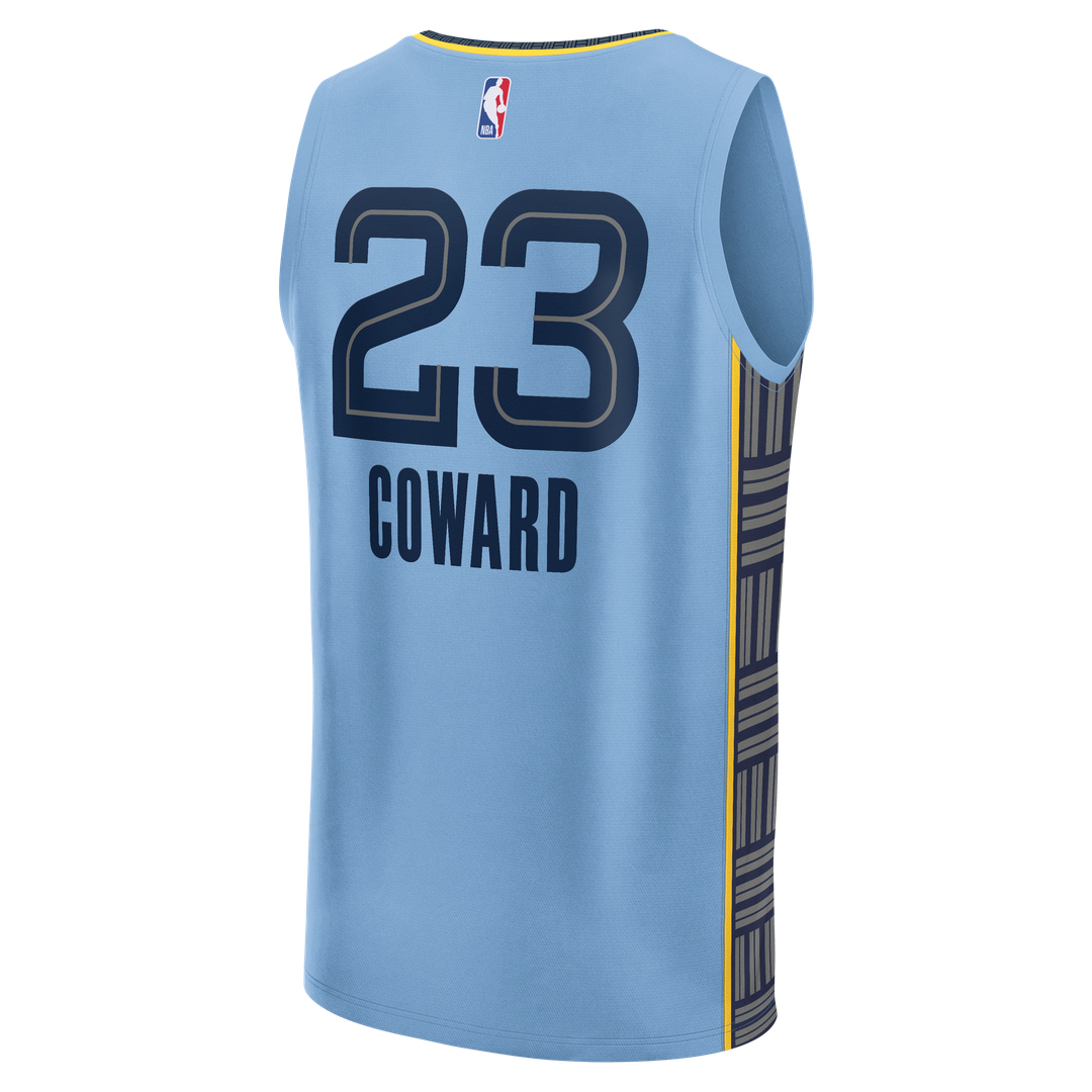 Cedric Coward Memphis Grizzlies Fanatics Fast Break Player Replica Jersey - Statement Edition - Light Blue