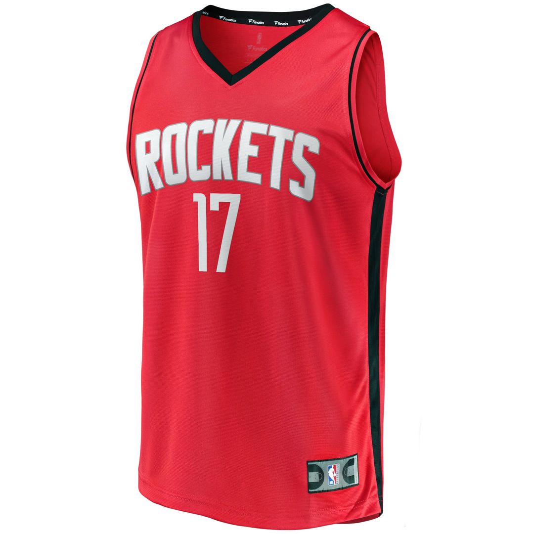 Tari Eason Houston Rockets Fanatics Fast Break Player Replica Jersey - Icon Edition - Red