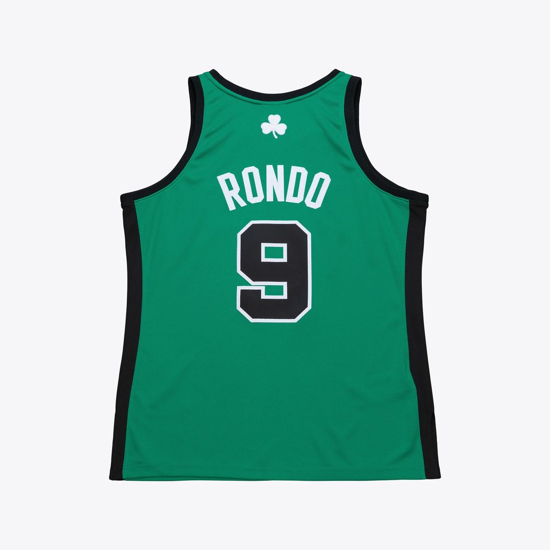 Rajon Rondo Boston Celtics Mitchell & Ness 2007 - 08 Hardwood Classics Authentic Jersey - Kelly Green