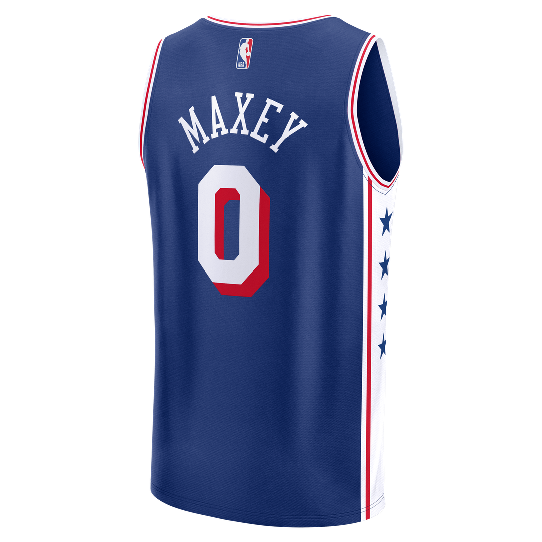 Tyrese Maxey Philadelphia 76ers Fanatics Youth Fast Break Player Replica Jersey - Icon Edition - Royal