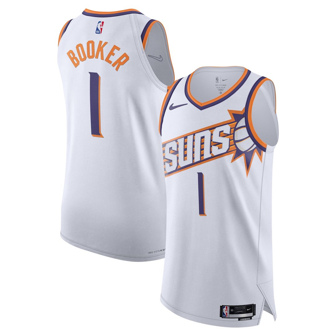 Devin Booker Phoenix Suns Nike Authentic Jersey - Icon Edition - Purple