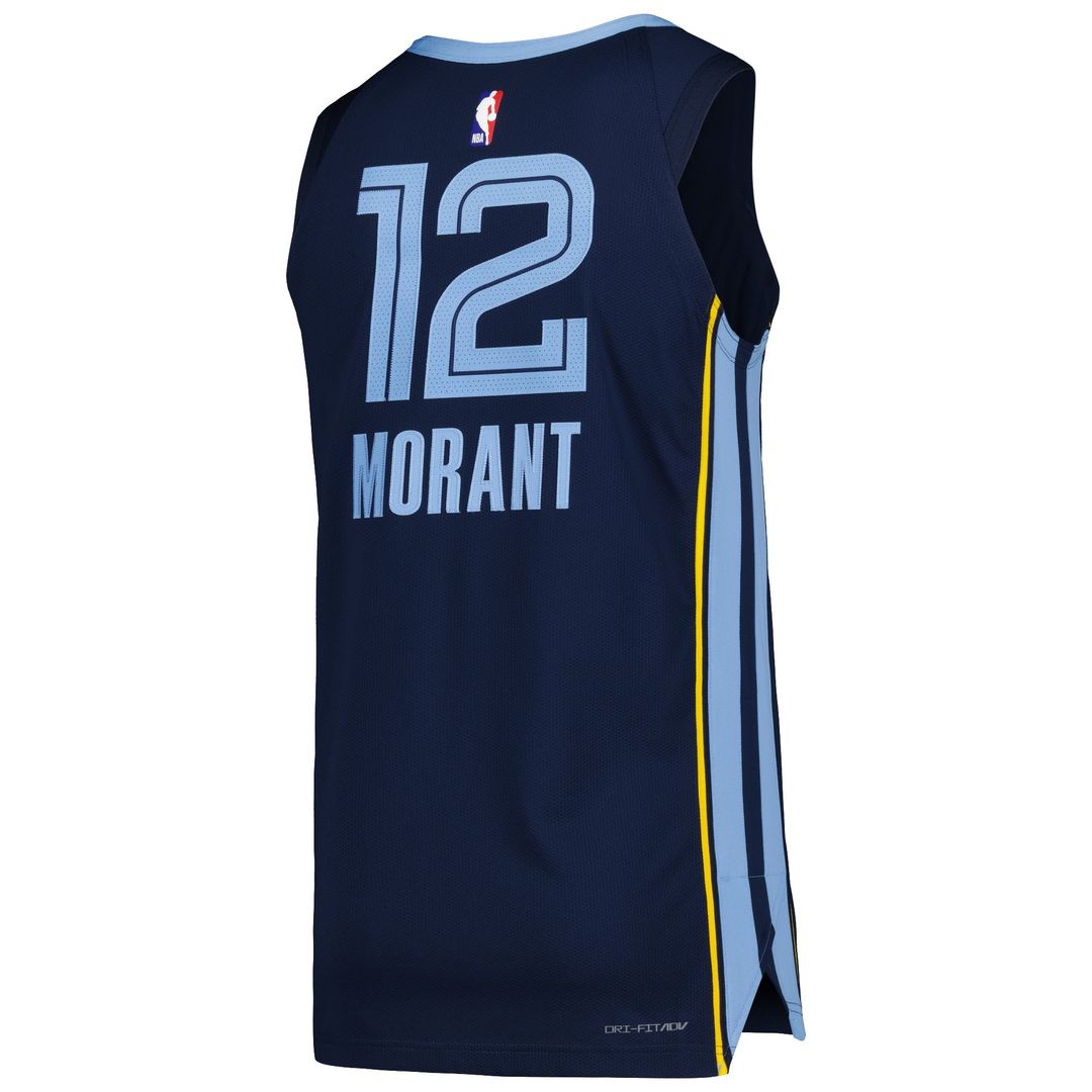 Ja Morant Memphis Grizzlies Nike Authentic Jersey - Icon Edition - Navy