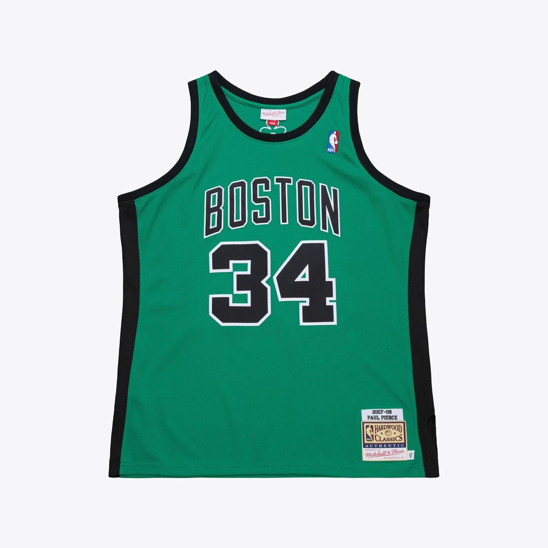 Paul Pierce Boston Celtics Mitchell & Ness 2007 - 08 Hardwood Classics Authentic Jersey - Kelly Green
