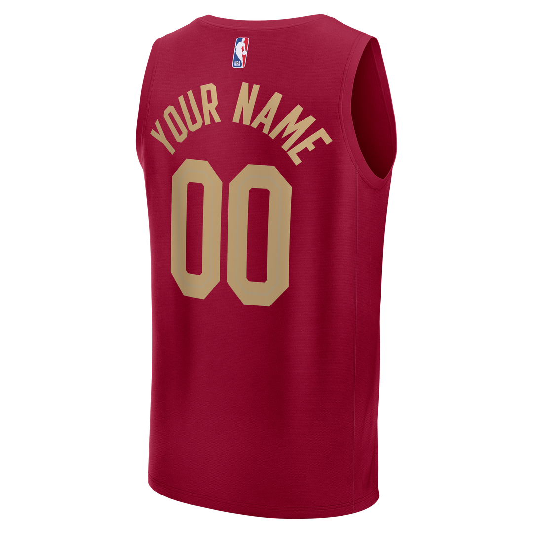 Cleveland Cavaliers Fanatics Youth Fast Break Custom Jersey - Icon Edition - Red