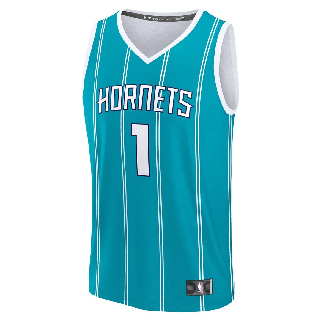 LaMelo Ball Charlotte Hornets Fanatics Fast Break Player Replica Jersey - Icon Edition - Teal