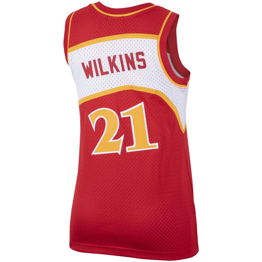 Dominique Wilkins Atlanta Hawks Mitchell & Ness Women's Hardwood Classics Swingman Jersey - Red