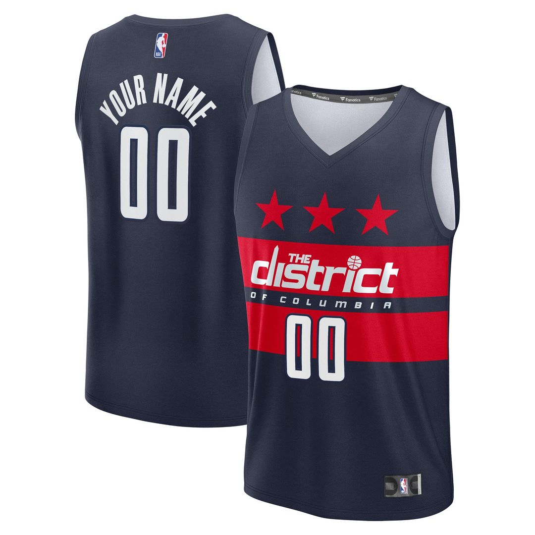 Washington Wizards Fanatics Fastbreak Custom Jersey - Red - Icon Edition
