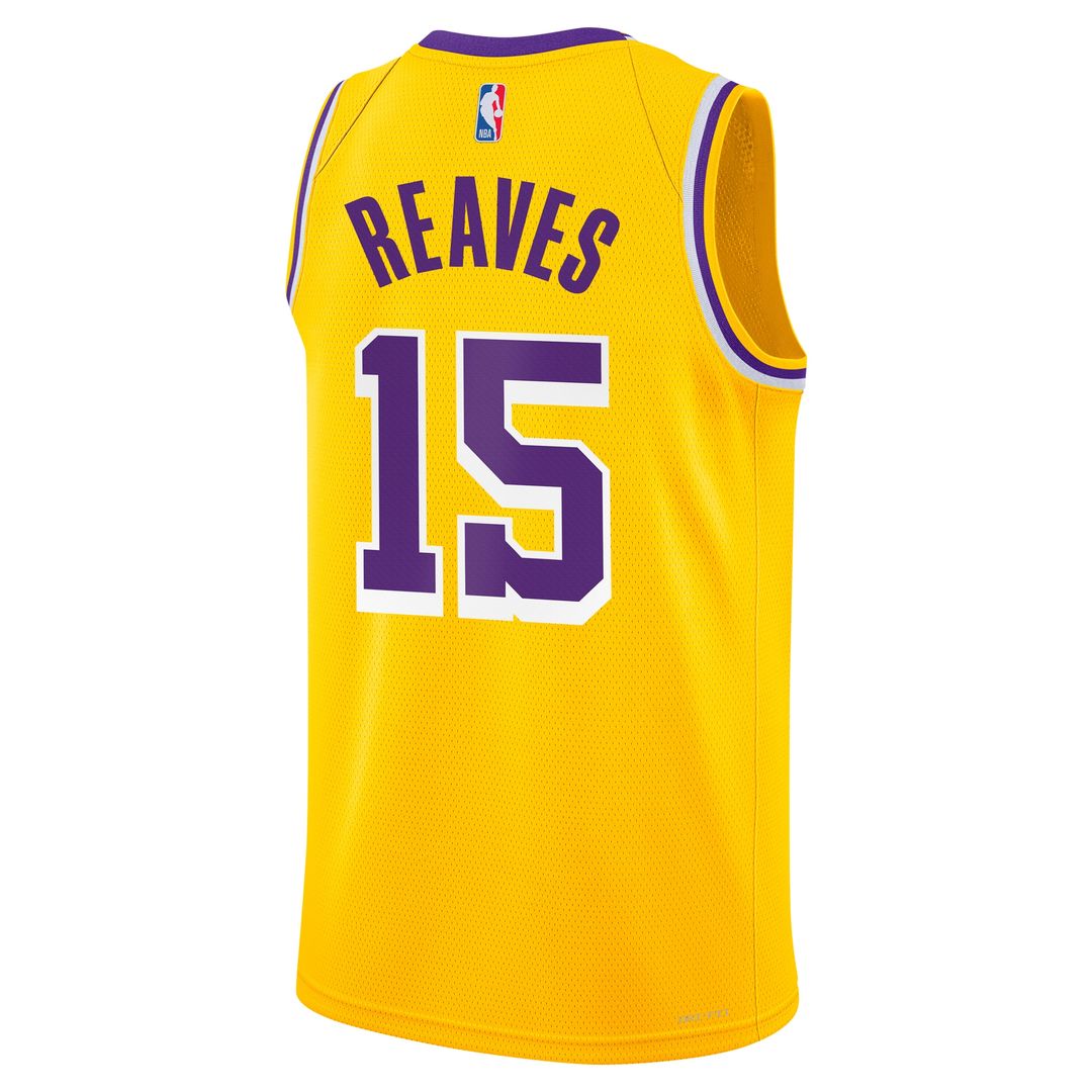 Austin Reaves Los Angeles Lakers Nike Youth Swingman Jersey - Icon Edition - Gold