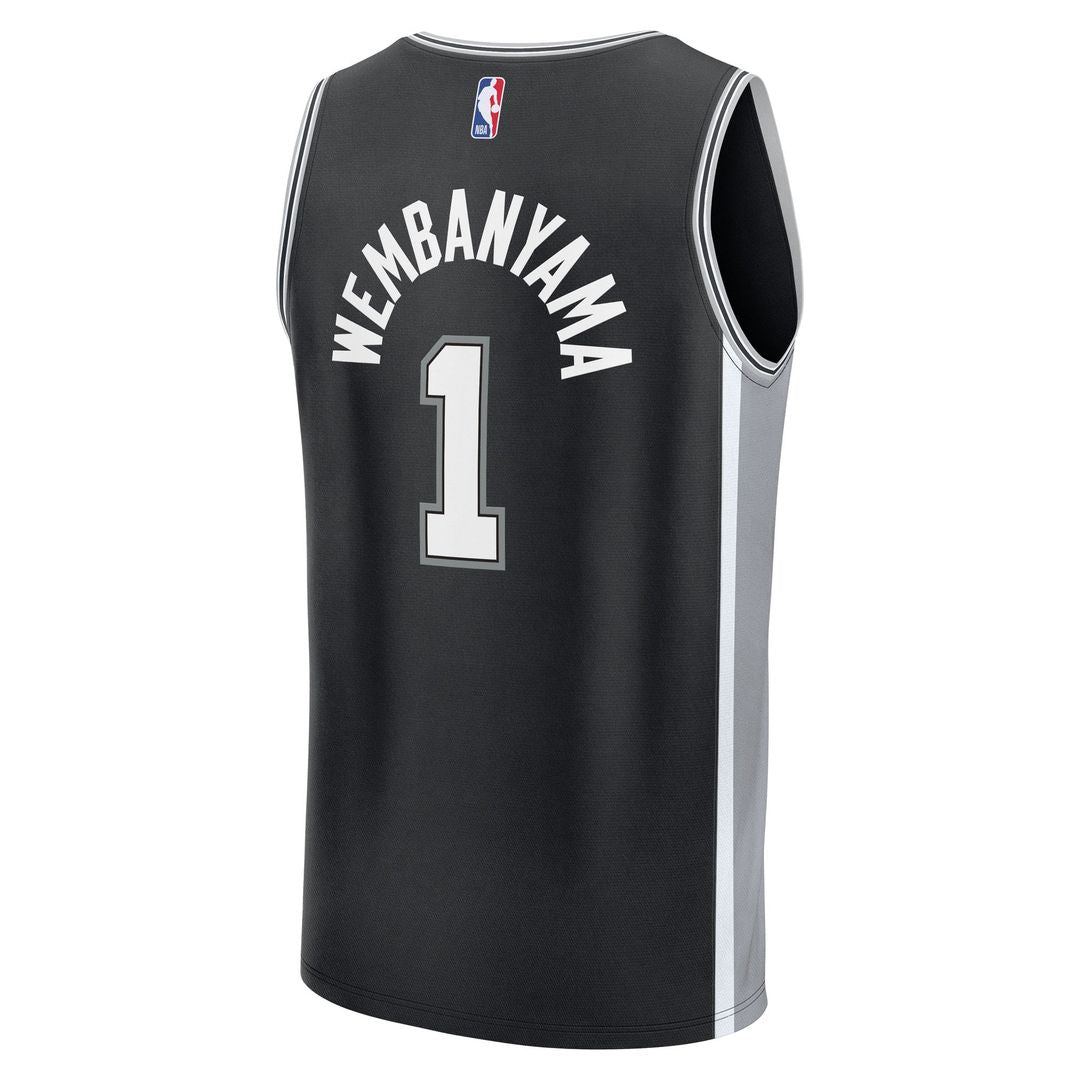 Victor Wembanyama San Antonio Spurs Fanatics Fast Break Player Replica Jersey - Icon Edition - Black