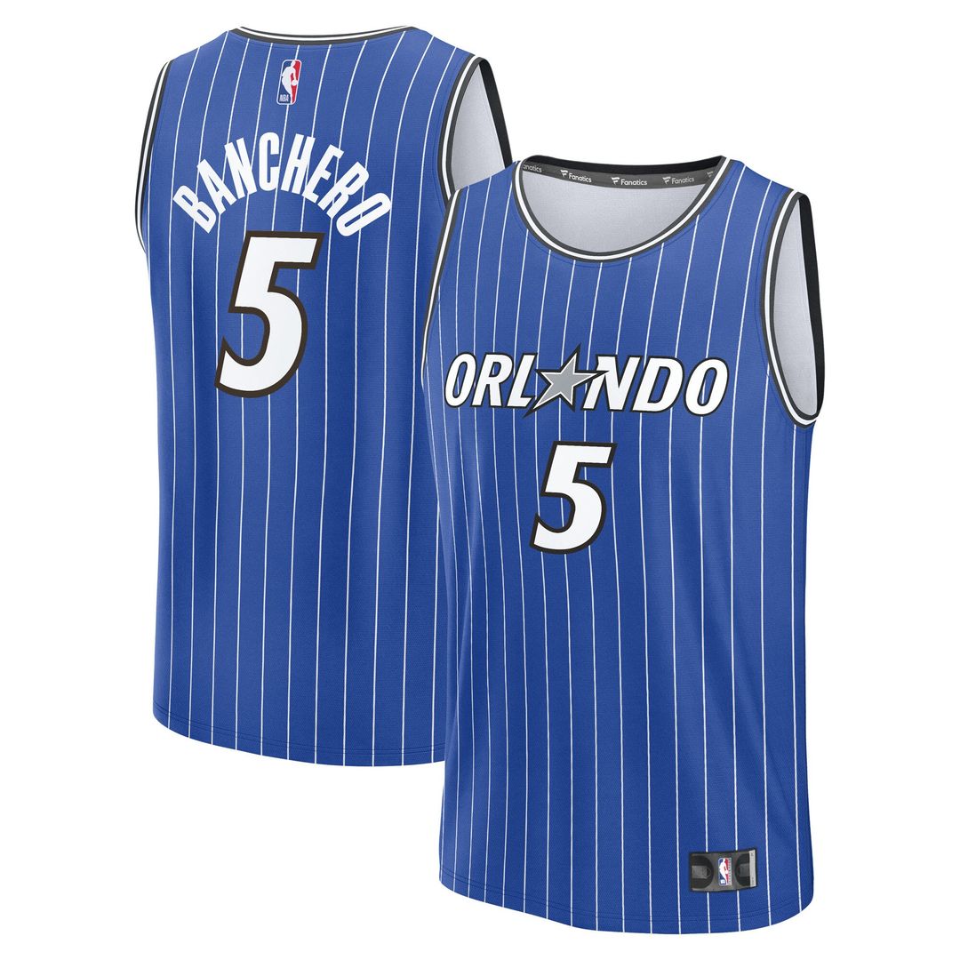 Paolo Banchero Orlando Magic Fanatics Fast Break Player Replica Jersey - Icon Edition - Blue