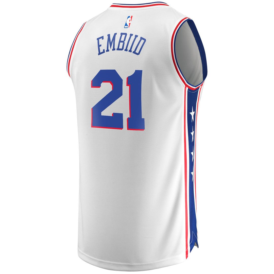 Joel Embiid Philadelphia 76ers Fanatics Fast Break Player Replica Jersey - Icon Edition - Royal