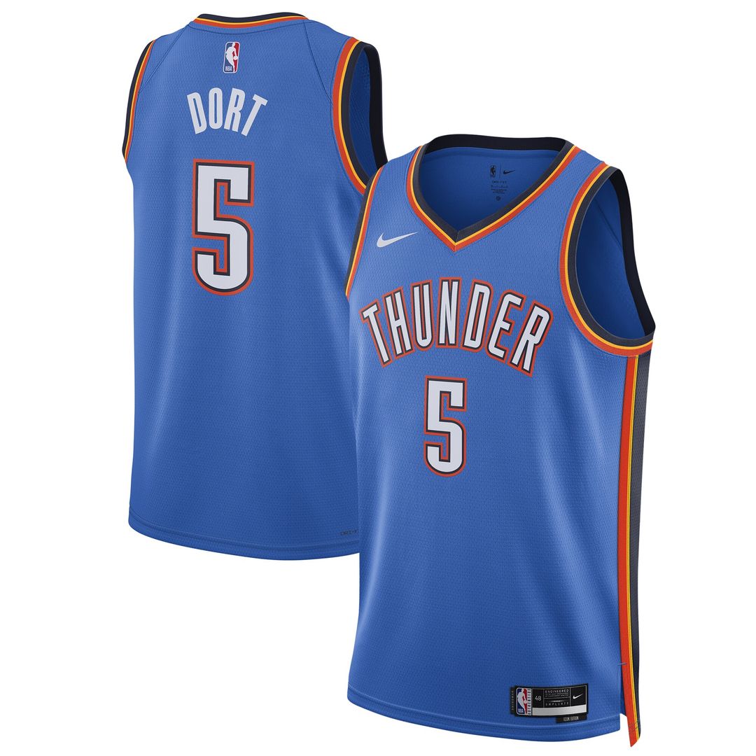 Luguentz Dort Oklahoma City Thunder Nike Unisex Player Swingman Jersey - Icon Edition - Blue