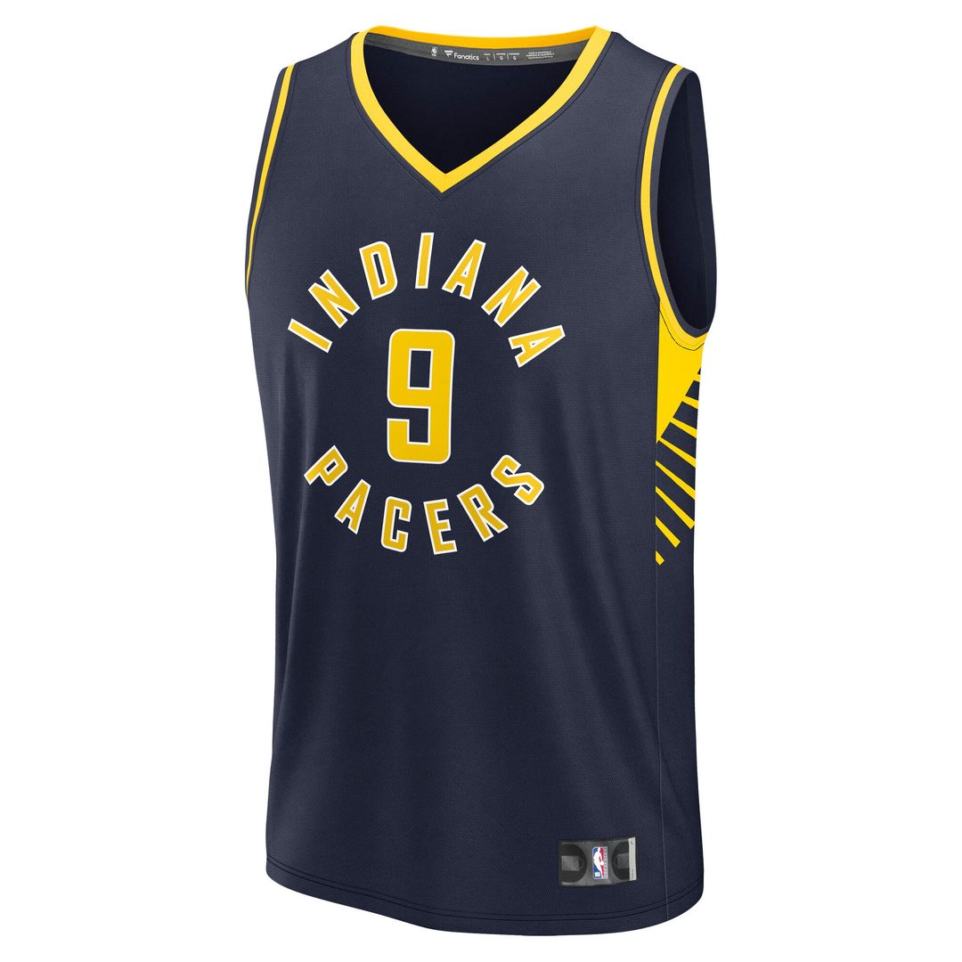 T.J. McConnell Indiana Pacers Fanatics Fast Break Replica Jersey - Navy - Icon Edition