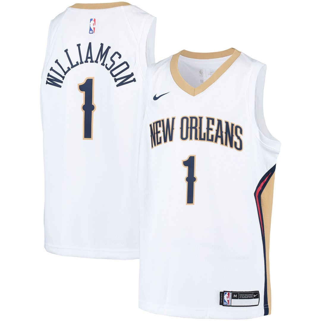 Zion Williamson New Orleans Pelicans Nike Youth Player Swingman Jersey - Association Edition - White