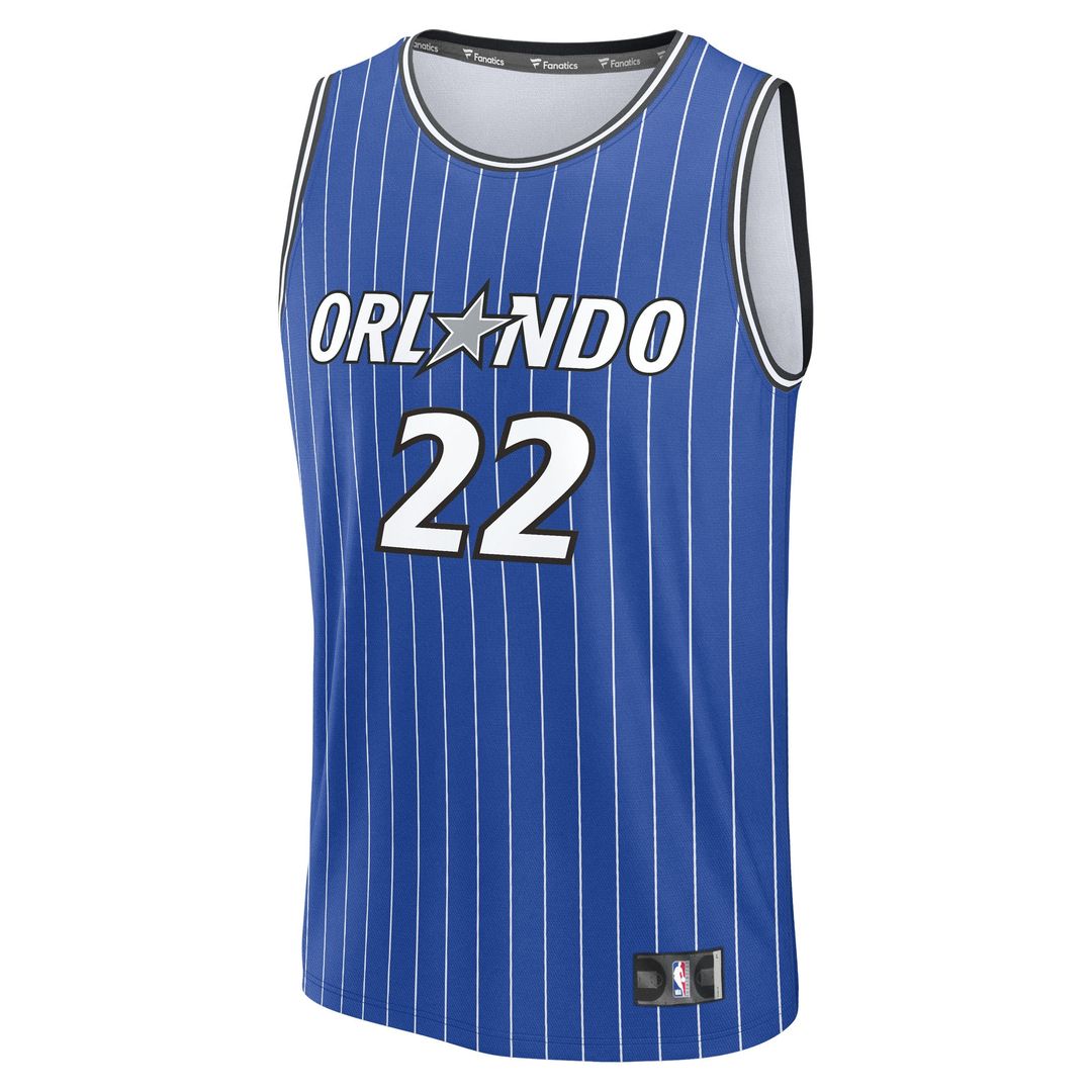 Franz Wagner Orlando Magic Fanatics Youth Fast Break Player Replica Jersey - Icon Edition - Blue
