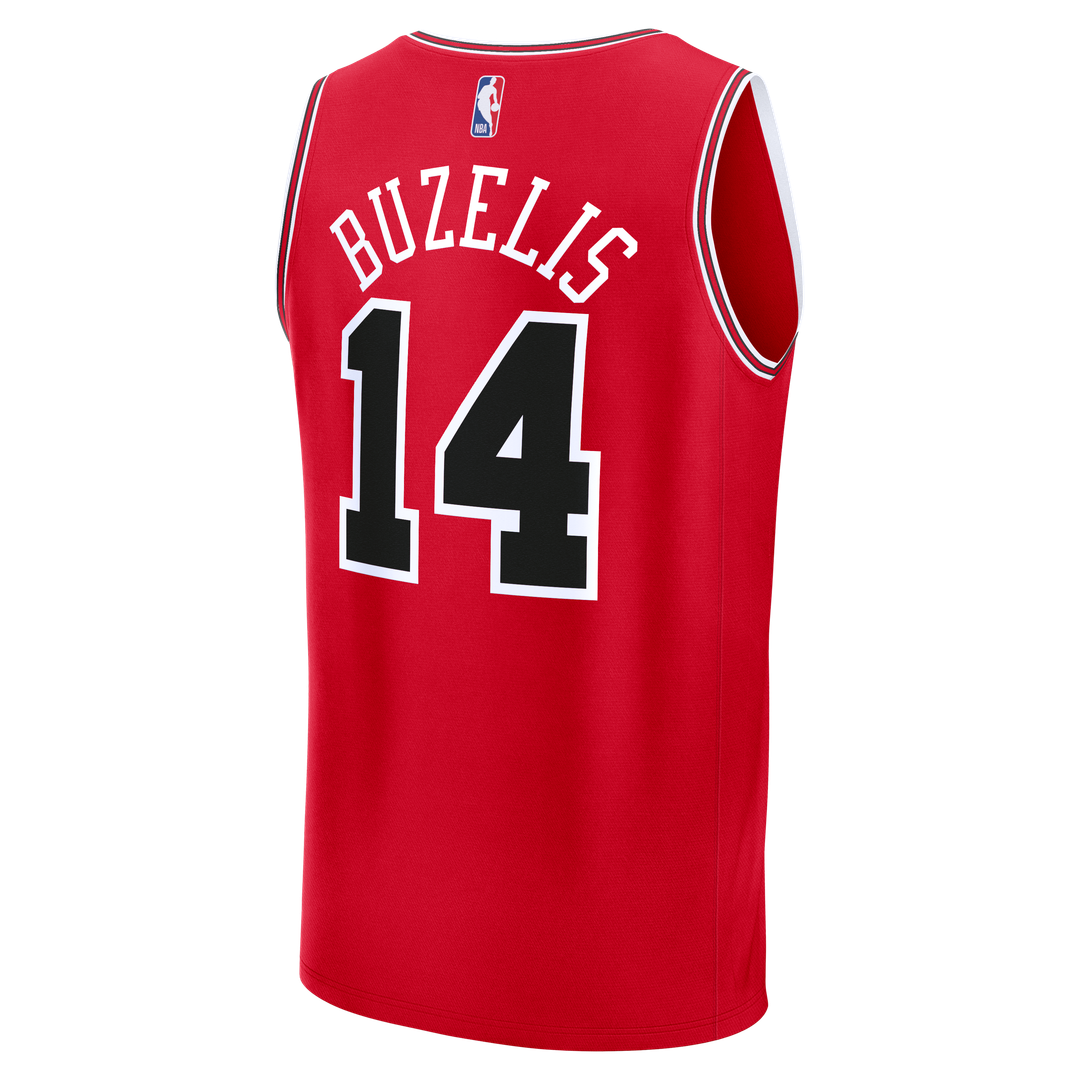 Matas Buzelis Chicago Bulls Fanatics Fast Break Player Replica Jersey - Icon Edition - Red