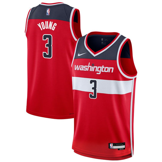 Trae Young Washington Wizards Nike Youth Swingman Jersey - Icon Edition - Red