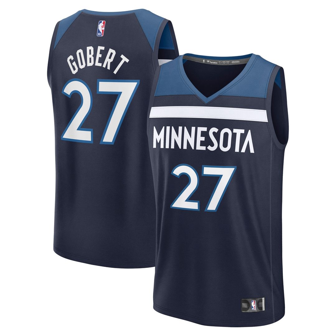 Rudy Gobert Minnesota Timberwolves Fanatics Fast Break Player Replica Jersey - Icon Edition - Navy