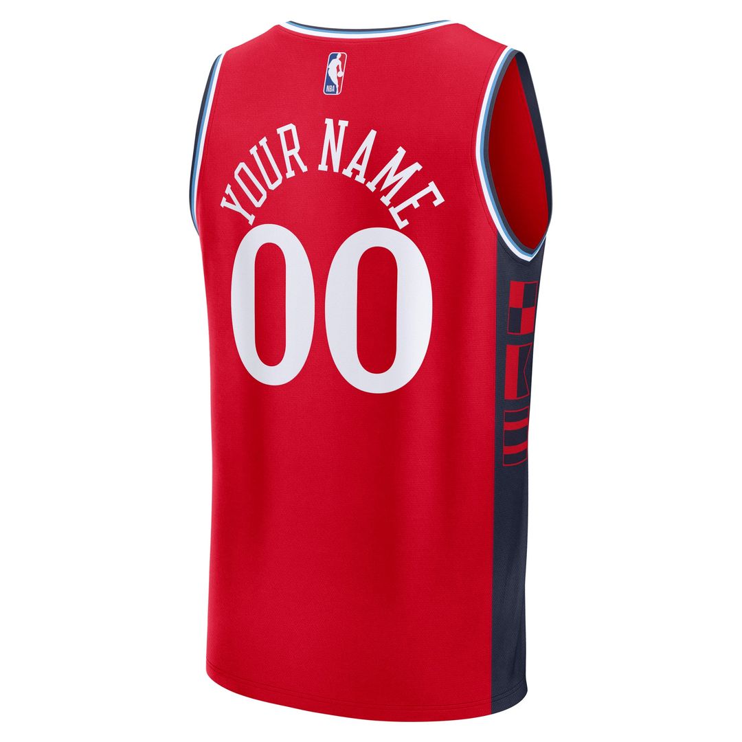 LA Clippers Fanatics Fast Break Custom Jersey - Association Edition - White