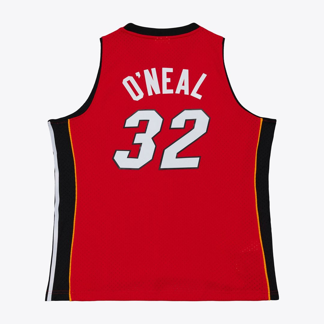 Shaquille O'Neal Miami Heat Mitchell & Ness 2007/08 Hardwood Classics Swingman Jersey - White