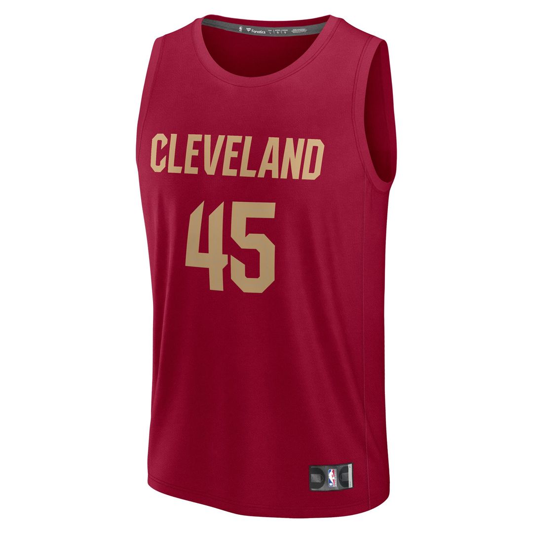 Donovan Mitchell Cleveland Cavaliers Fanatics Fast Break Player Replica Jersey - Icon Edition - Wine