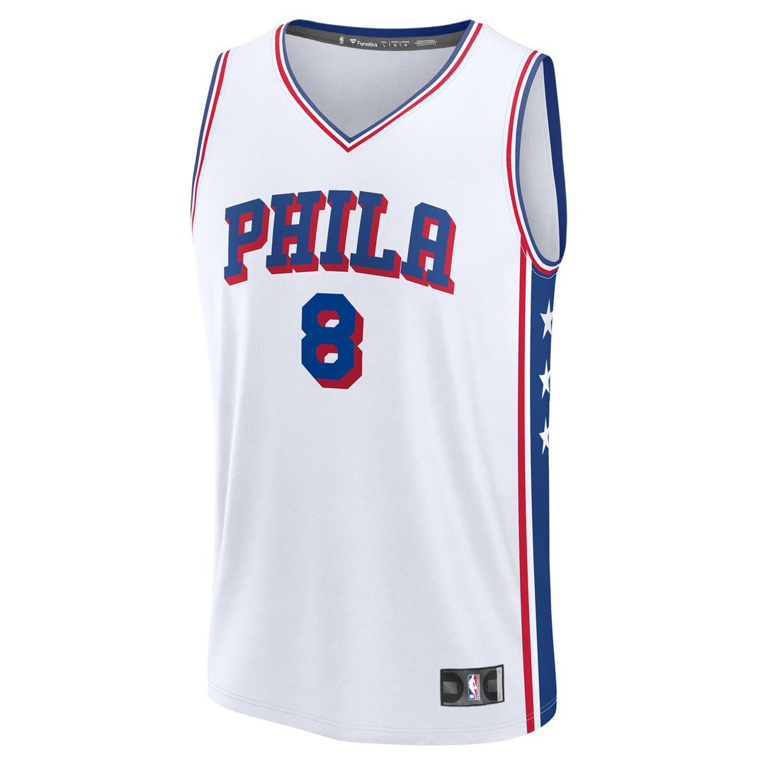 Paul George Philadelphia 76ers Fanatics Fast Break Player Replica Jersey - Association Edition - White