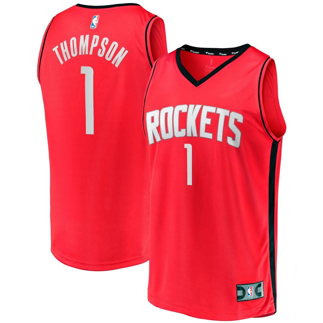 Amen Thompson Houston Rockets Fanatics Youth Fast Break Replica Jersey - Icon Edition - Red