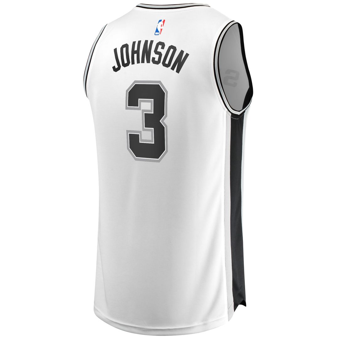 Keldon Johnson San Antonio Spurs Fanatics Fast Break Association Jersey - White